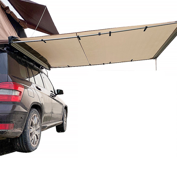 2X3m Retractable 280G Canvas car side tent 400D Oxford SUV Offroad Car Side Awning