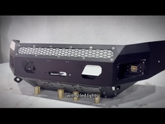 いすゞD-MAXスチールブルバーに適合 日産ナバラフロントバンパーに適合 2つのLEDライト付き トラックパーツ