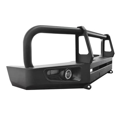 Universal Fit Steel Bull Bar With Bolt On Mounting and Spot Beam Lights (ユニバーサルフィット ステール・ブル・バー) は,モントアップとスポット・ビーム・ライトを搭載している