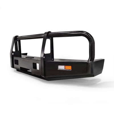 オフロード 4x4 アクセサリー ブラック スチール フロント バンパー ブルバー トヨタ LC76 用