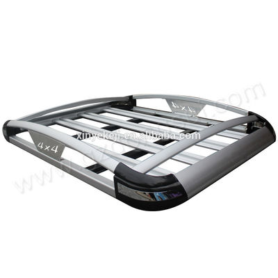 4x4積み込みのAccessariesのライトが付いている普遍的なルーフ ラックのバスケット