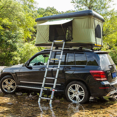容易な設置4x4 Rainproof Sunproof最も軽く堅い貝の屋根の上のテント
