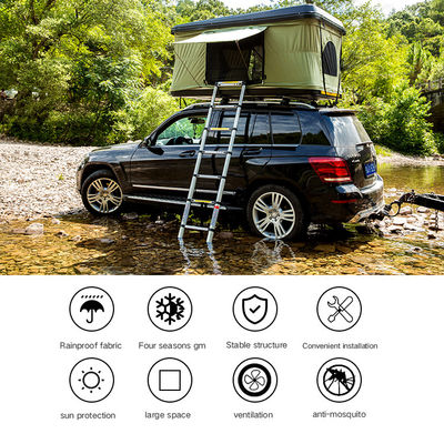 注文のロゴ色4x4 4wdの積み込みのSuvの自動堅い貝車の屋根のテント
