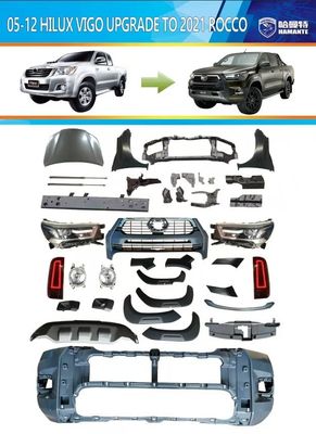 2021年のRoccoへのトヨタ・ハイラックス ビゴ05-14の改善のための前部リヤ バンパーの車体のキット