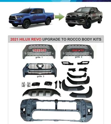 2021年へのトヨタ・ハイラックスRevo Rocco 16-19の改善のためのPP車の前部リヤ バンパー