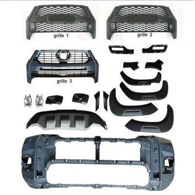 黒い車のフロントバンパー ロッコ 2020 2021 フェイスリフト ボディキット