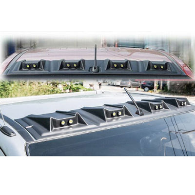 三菱・トライトンL200 2019のための無光沢の黒いトップ・カバー前部車のスポイラー ライト2020 202