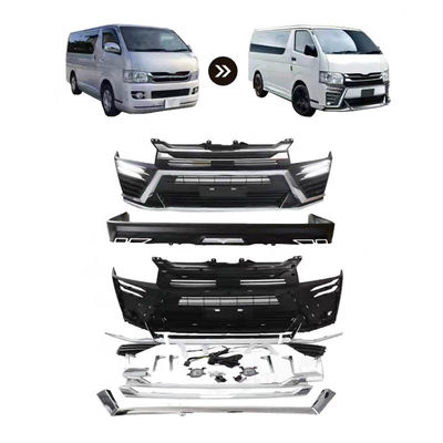 OEMの製造業者のトヨタHiace 2010年のための卸し売り前部リヤ バンパーの車体のキットの転換の改築のWildbodyのキット