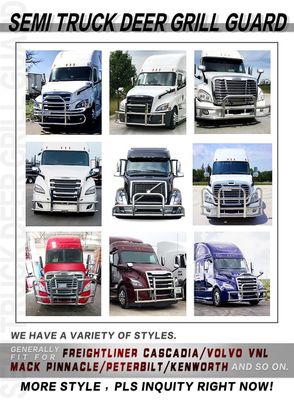 東帥工場 クラシック スタイル セミトラック バンパー 鹿ガード Freightliner Cascadia Volvo International Prostar Kenworth Peterbilt Mack Pinnacle 用